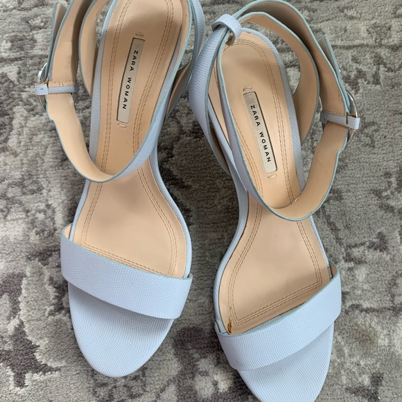 Zara blue kitten heels - Picture 4 of 6